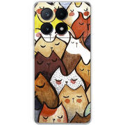 Чехол BoxFace Xiaomi Poco X6 Pro 5G Sleepy Cats
