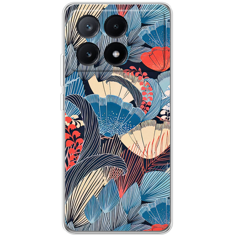 Чехол BoxFace Xiaomi Poco X6 Pro 5G Blue Herb