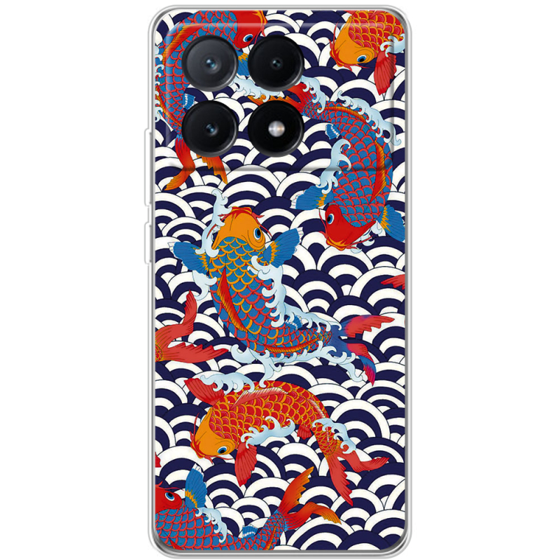 Чехол BoxFace Xiaomi Poco X6 Pro 5G Koi Fish