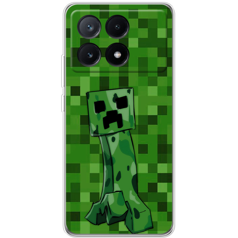Чехол BoxFace Xiaomi Poco X6 Pro 5G Minecraft Creeper