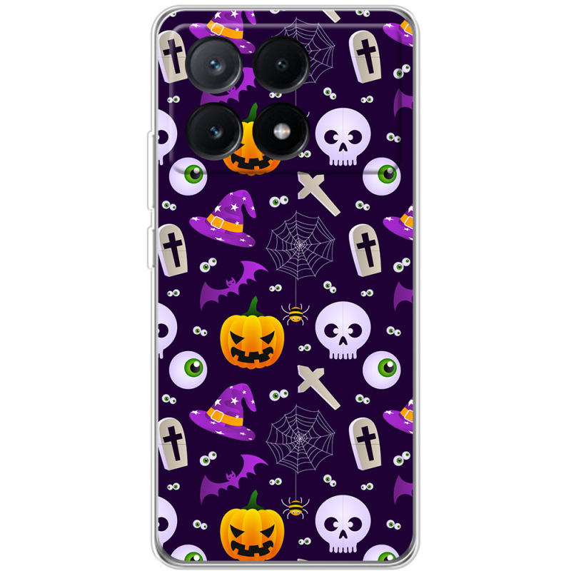 Чехол BoxFace Xiaomi Poco X6 Pro 5G Halloween Purple Mood