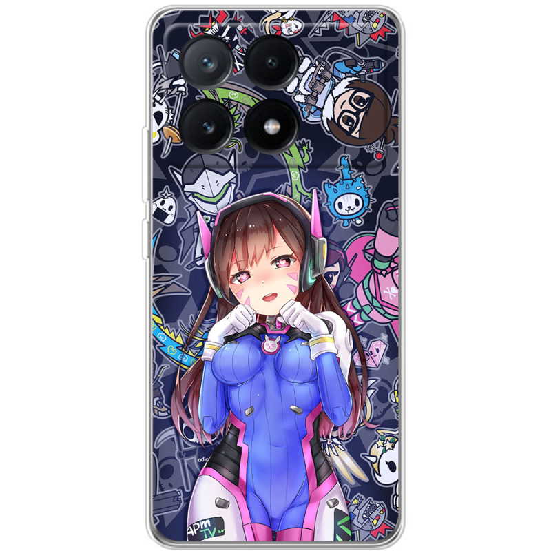 Чехол BoxFace Xiaomi Poco X6 Pro 5G Overwatch D.VA