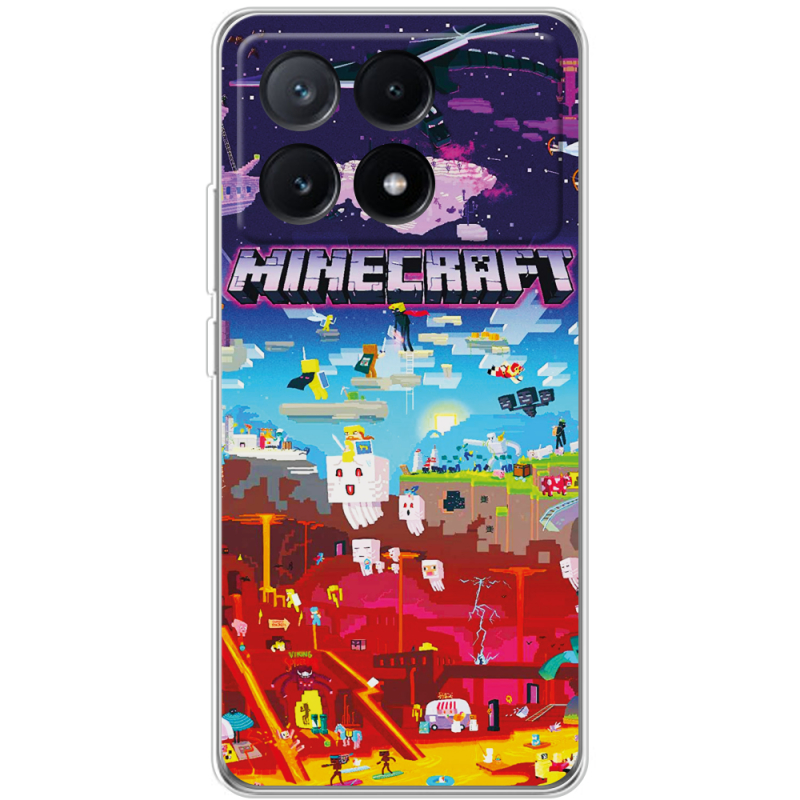 Чехол BoxFace Xiaomi Poco X6 Pro 5G Minecraft World Beyond