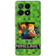 Чехол BoxFace Xiaomi Poco X6 Pro 5G Майнкрафт Стів і Алекс