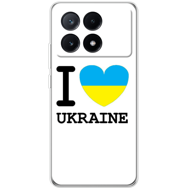 Чехол BoxFace Xiaomi Poco X6 Pro 5G I love Ukraine