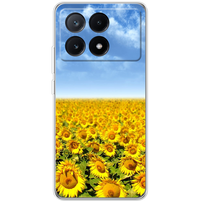 Чехол BoxFace Xiaomi Poco X6 Pro 5G Подсолнухи