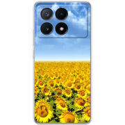 Чехол BoxFace Xiaomi Poco X6 Pro 5G Подсолнухи