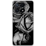 Чехол BoxFace Xiaomi Poco X6 Pro 5G Black and White Roses
