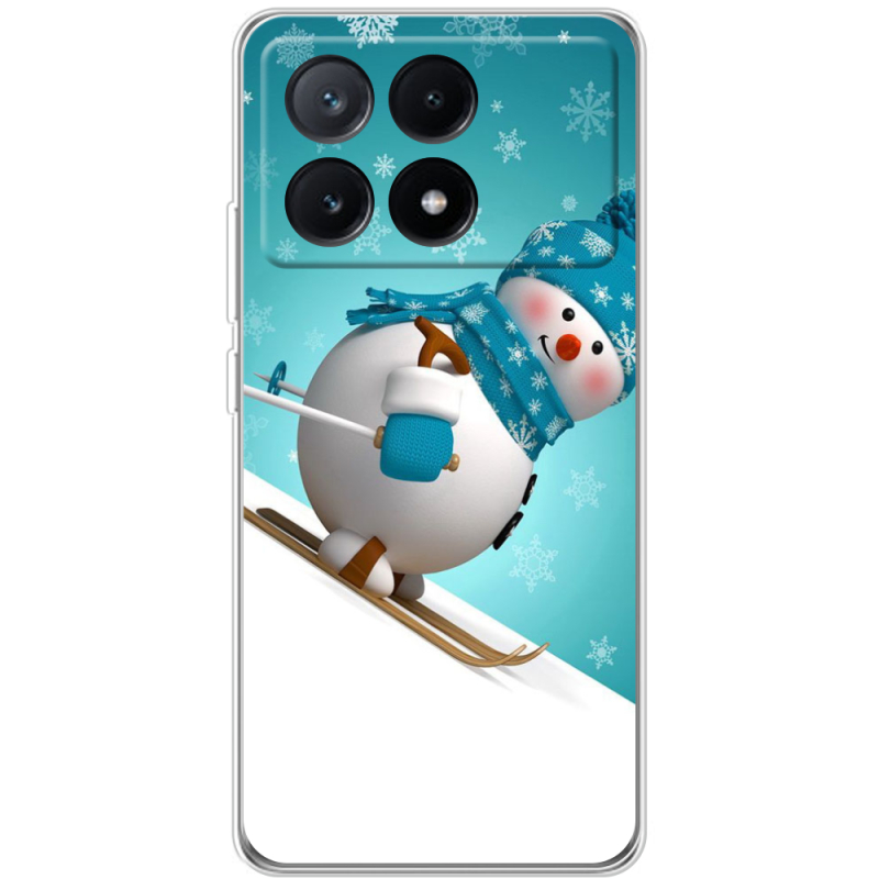 Чехол BoxFace Xiaomi Poco X6 Pro 5G Skier Snowman