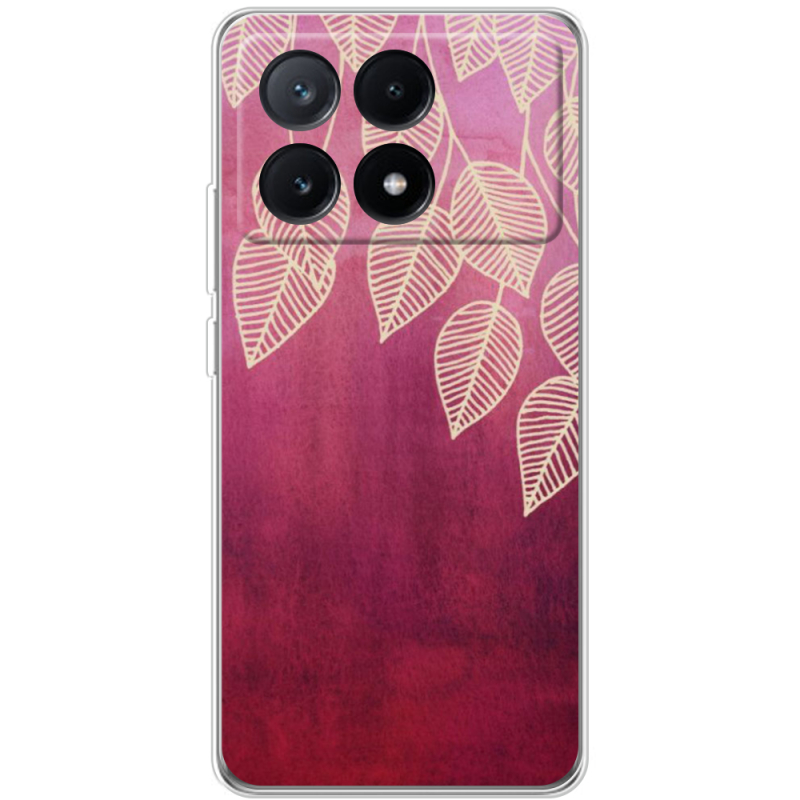 Чехол BoxFace Xiaomi Poco X6 Pro 5G Gold Leaves