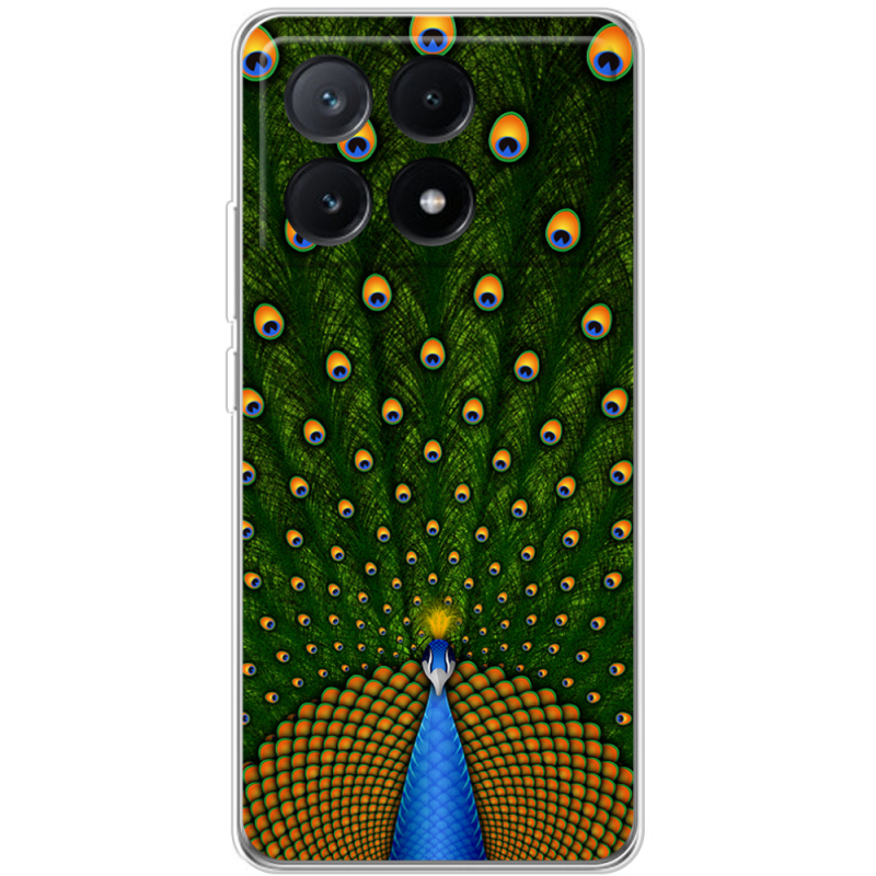 Чехол BoxFace Xiaomi Poco X6 Pro 5G Peacocks Tail