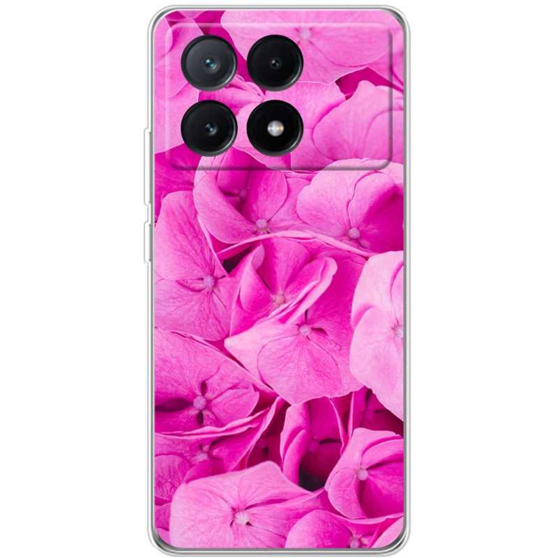 Чехол BoxFace Xiaomi Poco X6 Pro 5G Pink Flowers