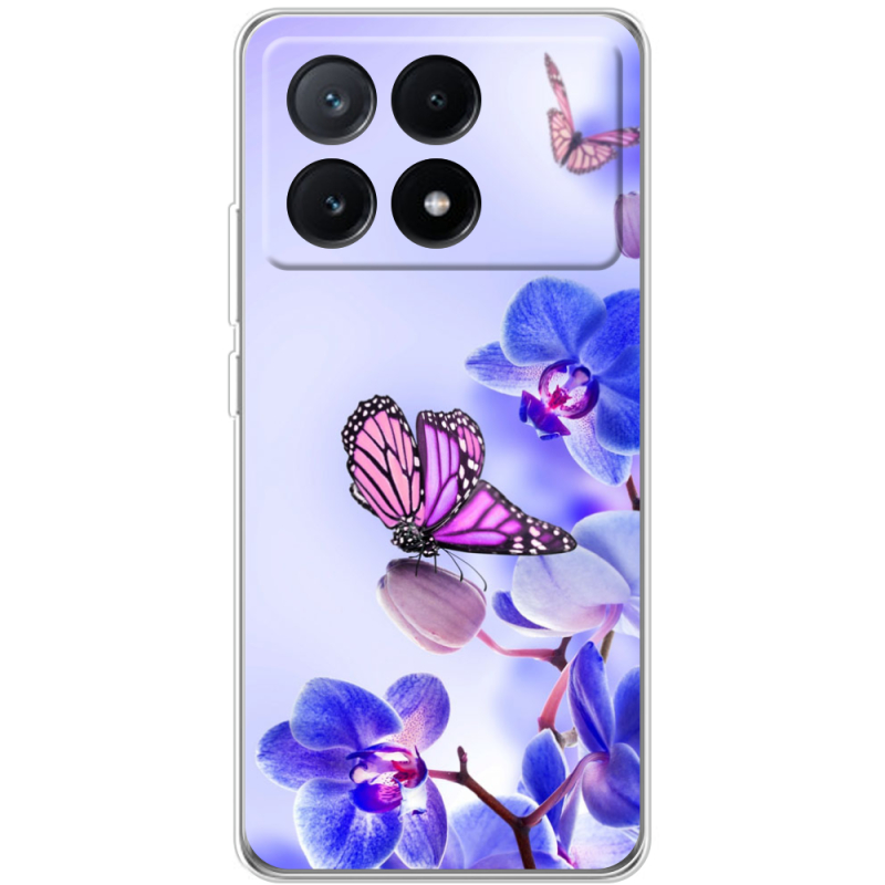 Чехол BoxFace Xiaomi Poco X6 Pro 5G Orchids and Butterflies