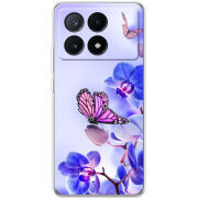 Чехол BoxFace Xiaomi Poco X6 Pro 5G Orchids and Butterflies