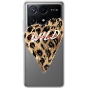 Прозрачный чехол BoxFace Xiaomi Poco X6 Pro 5G Wild Love