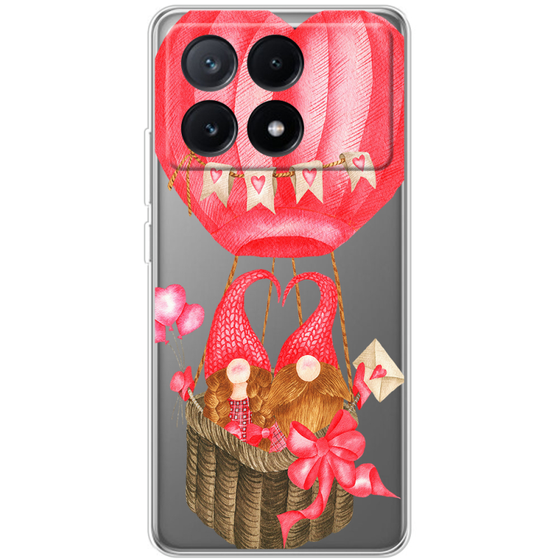 Прозрачный чехол BoxFace Xiaomi Poco X6 Pro 5G Valentine Dwarfs