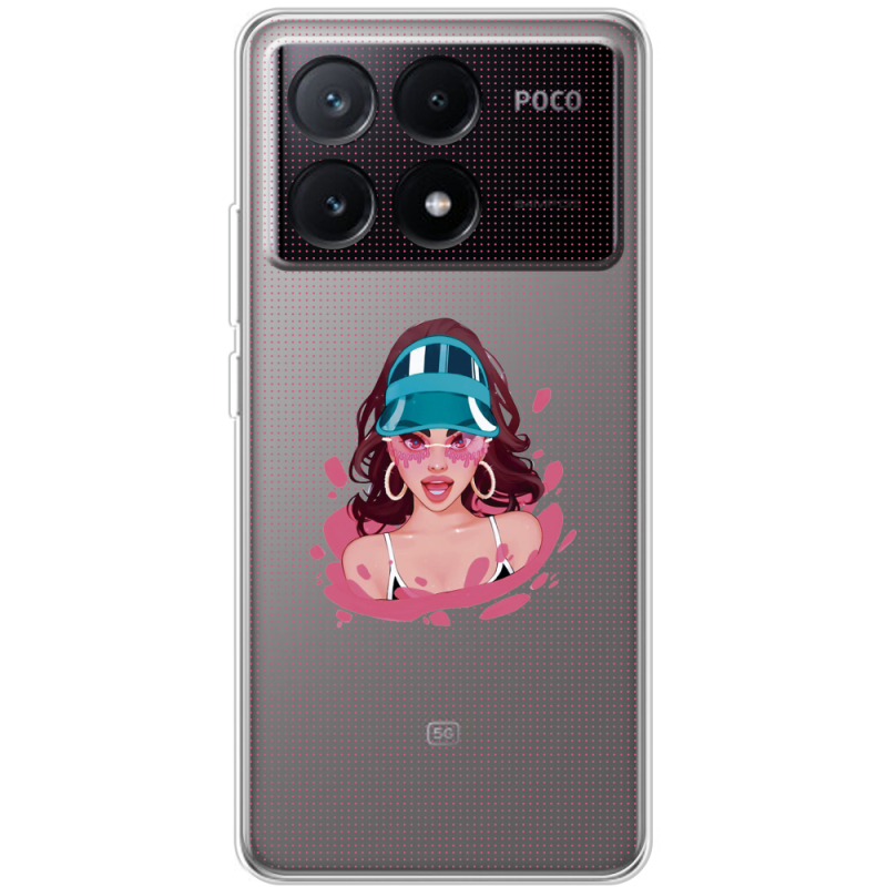 Прозрачный чехол BoxFace Xiaomi Poco X6 Pro 5G Selena Gomez