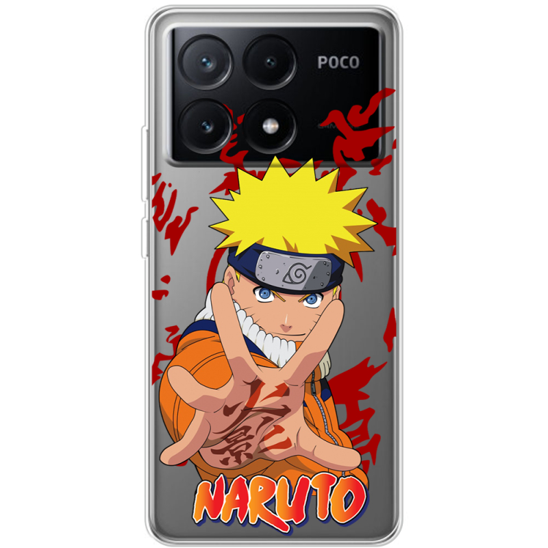 Прозрачный чехол BoxFace Xiaomi Poco X6 Pro 5G Naruto