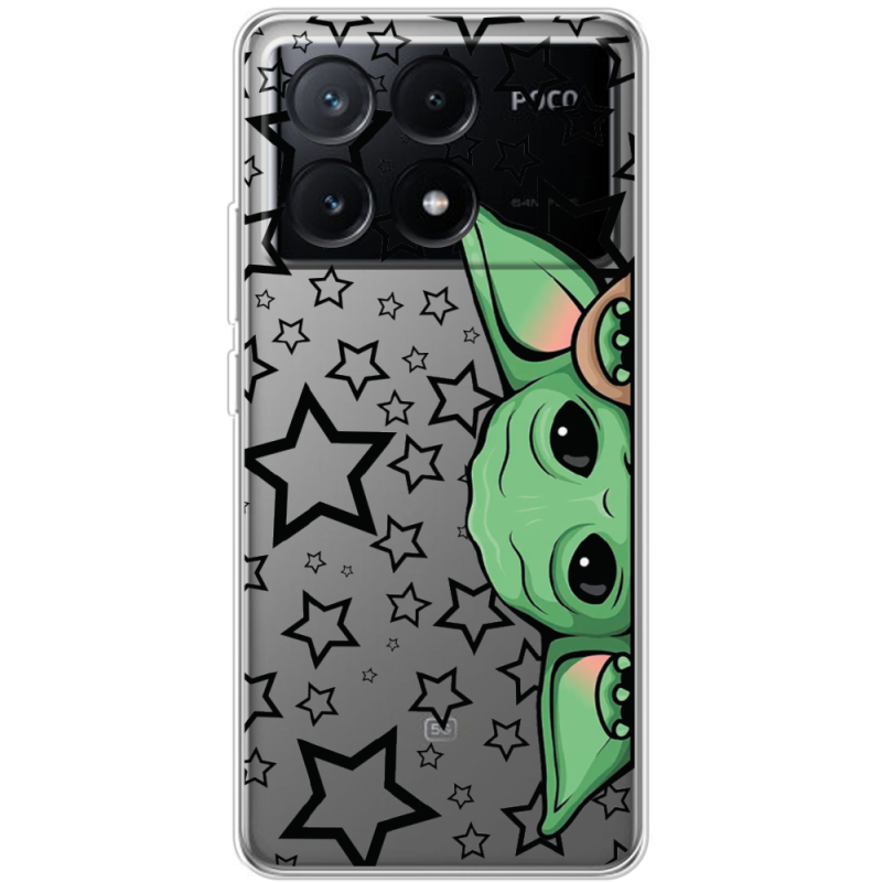 Прозрачный чехол BoxFace Xiaomi Poco X6 Pro 5G Baby Yoda