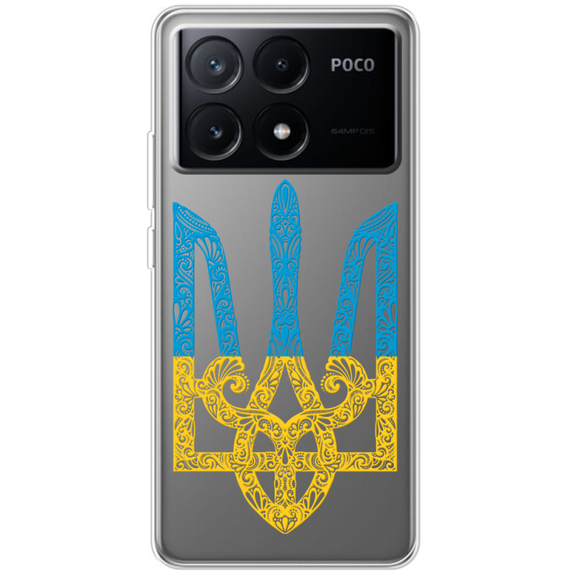 Прозрачный чехол BoxFace Xiaomi Poco X6 Pro 5G Gold Trident