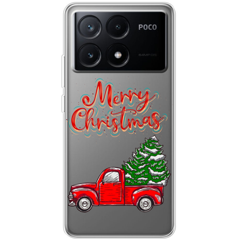 Прозрачный чехол BoxFace Xiaomi Poco X6 Pro 5G Holiday Car