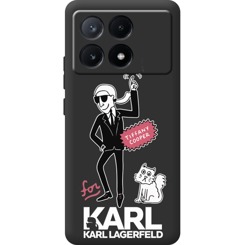 Черный чехол BoxFace Poco X6 Pro 5G For Karl