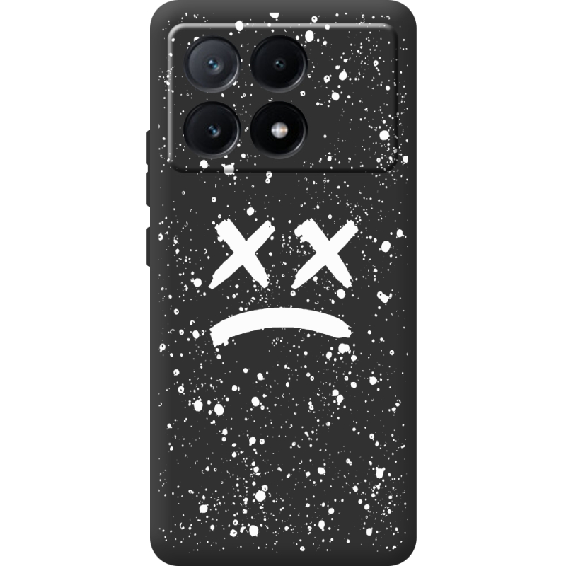 Черный чехол BoxFace Poco X6 Pro 5G Sad Way