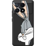 Черный чехол BoxFace Poco X6 Pro 5G Lucky Rabbit