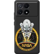 Черный чехол BoxFace Poco X6 Pro 5G NASA Spaceship