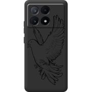 Черный чехол BoxFace Poco X6 Pro 5G Dove