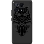 Черный чехол BoxFace Poco X6 Pro 5G Owl