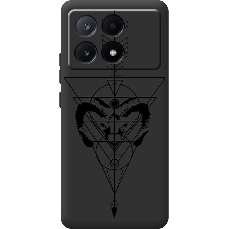 Черный чехол BoxFace Poco X6 Pro 5G 