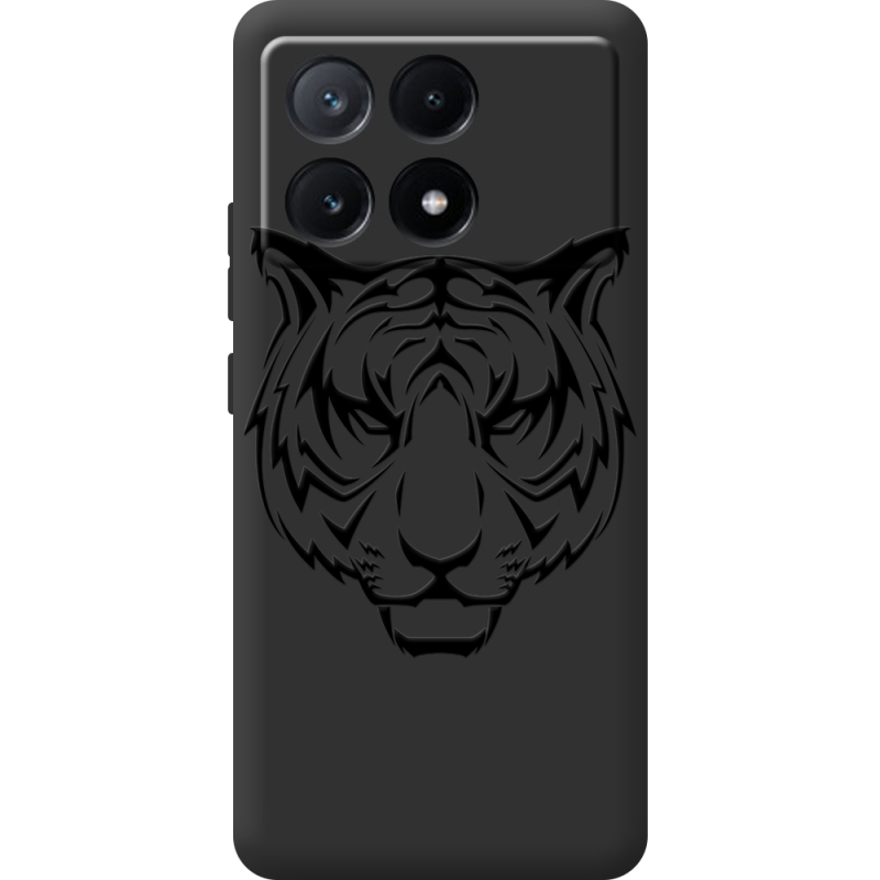 Черный чехол BoxFace Poco X6 Pro 5G Tiger