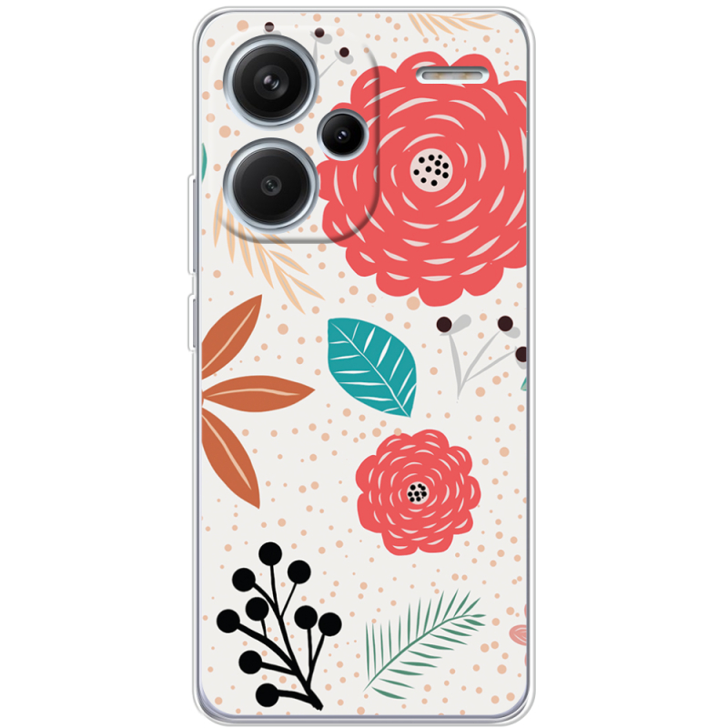 Чехол BoxFace Xiaomi Redmi Note 13 Pro Plus 5G Line Flowers