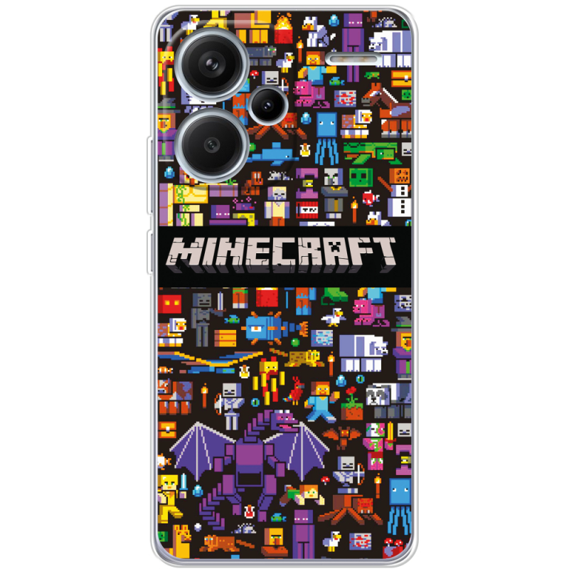 Чехол BoxFace Xiaomi Redmi Note 13 Pro Plus 5G Minecraft Mobbery