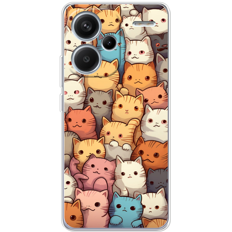 Чехол BoxFace Xiaomi Redmi Note 13 Pro Plus 5G Котики муркотики