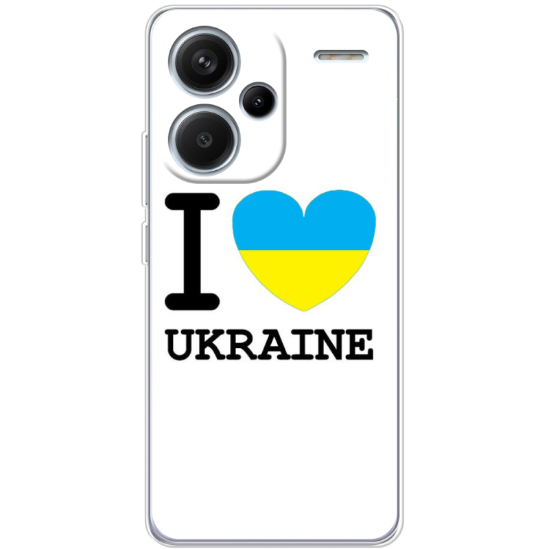 Чехол BoxFace Xiaomi Redmi Note 13 Pro Plus 5G I love Ukraine