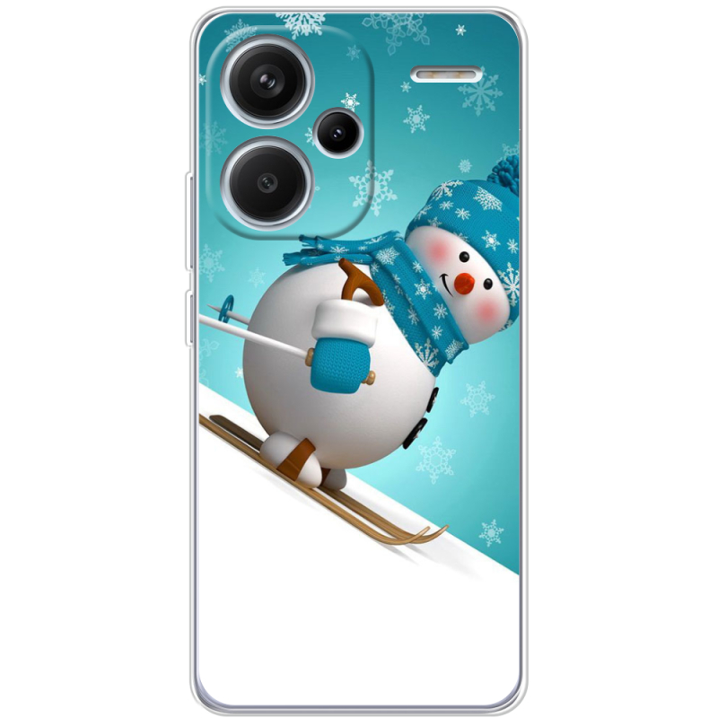 Чехол BoxFace Xiaomi Redmi Note 13 Pro Plus 5G Skier Snowman