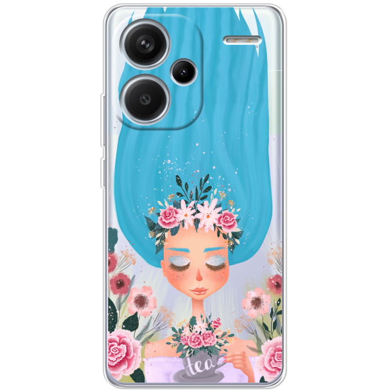 Прозрачный чехол BoxFace Xiaomi Redmi Note 13 Pro Plus 5G Blue Hair