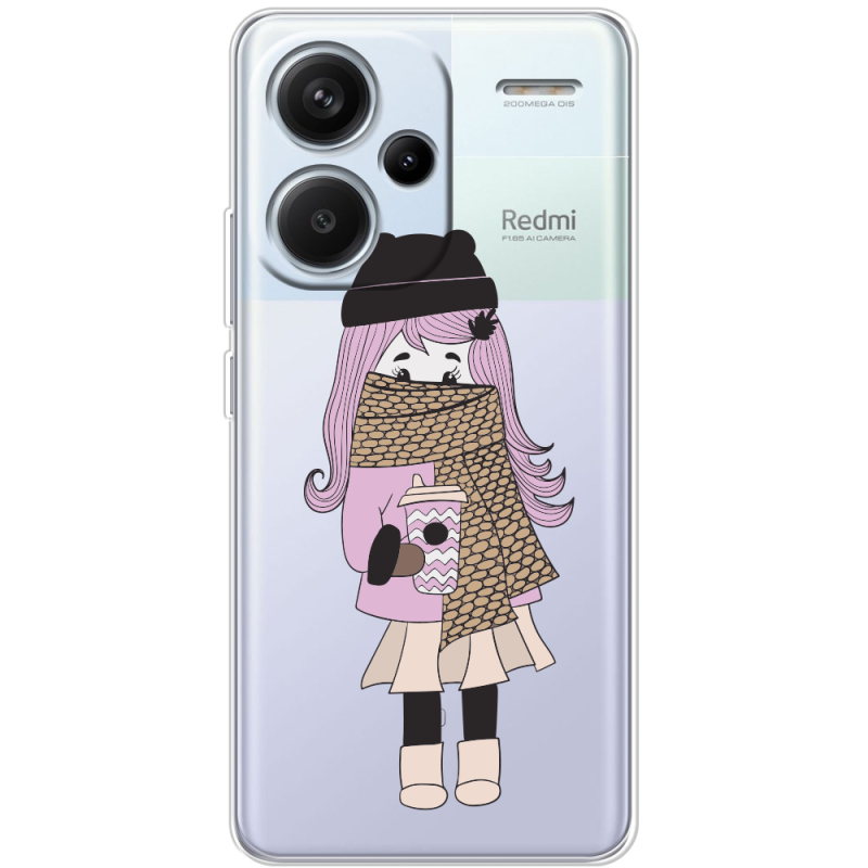 Прозрачный чехол BoxFace Xiaomi Redmi Note 13 Pro Plus 5G Winter Morning Girl