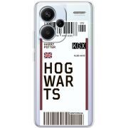 Прозрачный чехол BoxFace Xiaomi Redmi Note 13 Pro Plus 5G Ticket Hogwarts