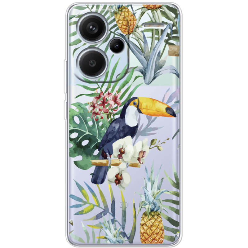 Прозрачный чехол BoxFace Xiaomi Redmi Note 13 Pro Plus 5G Tucan