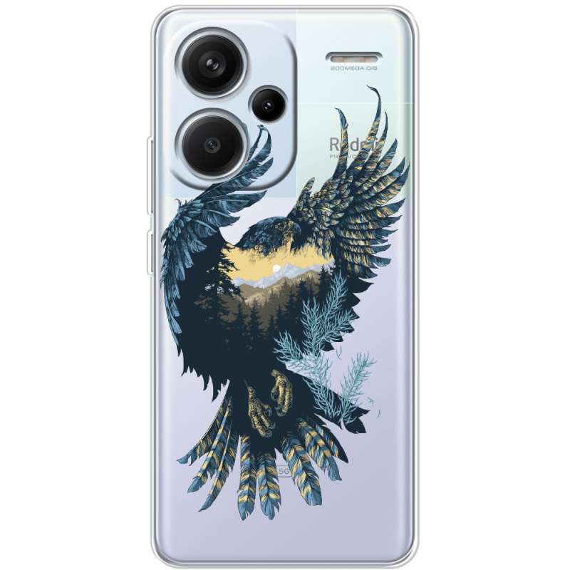 Прозрачный чехол BoxFace Xiaomi Redmi Note 13 Pro Plus 5G Eagle