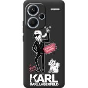 Черный чехол BoxFace Xiaomi Redmi Note 13 Pro Plus 5G For Karl