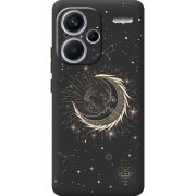 Черный чехол BoxFace Xiaomi Redmi Note 13 Pro Plus 5G Moon