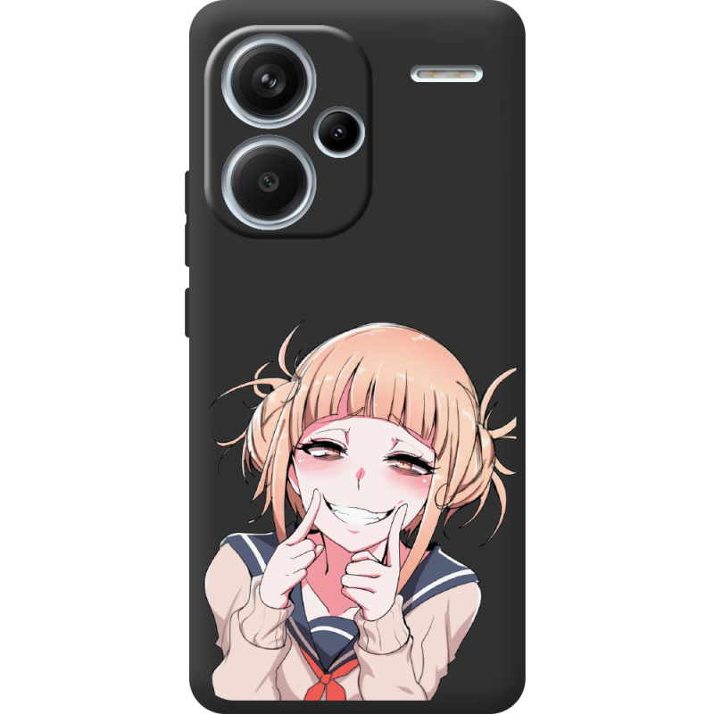 Черный чехол BoxFace Xiaomi Redmi Note 13 Pro Plus 5G Himiko Toga Smile