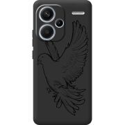 Черный чехол BoxFace Xiaomi Redmi Note 13 Pro Plus 5G Dove