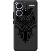 Черный чехол BoxFace Xiaomi Redmi Note 13 Pro Plus 5G Owl