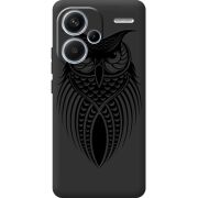 Черный чехол BoxFace Xiaomi Redmi Note 13 Pro Plus 5G Owl