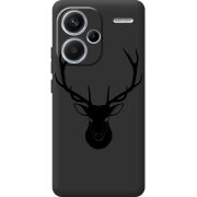 Черный чехол BoxFace Xiaomi Redmi Note 13 Pro Plus 5G Deer